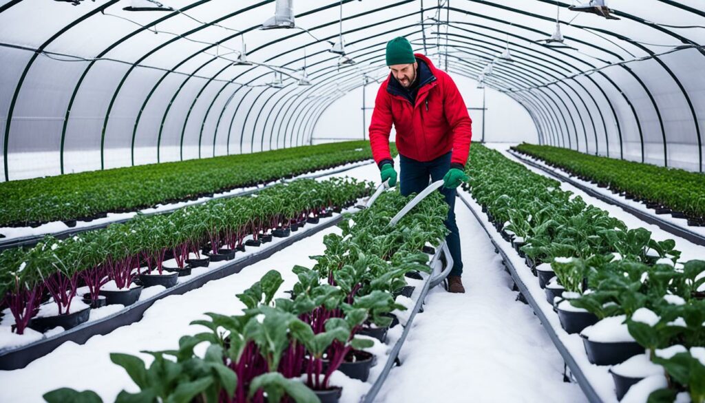 winter greenhouse management